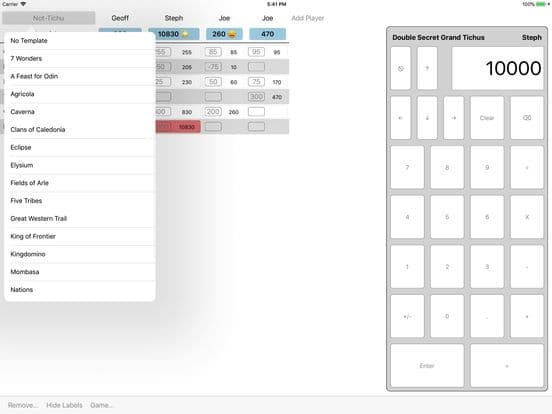 Score Grid