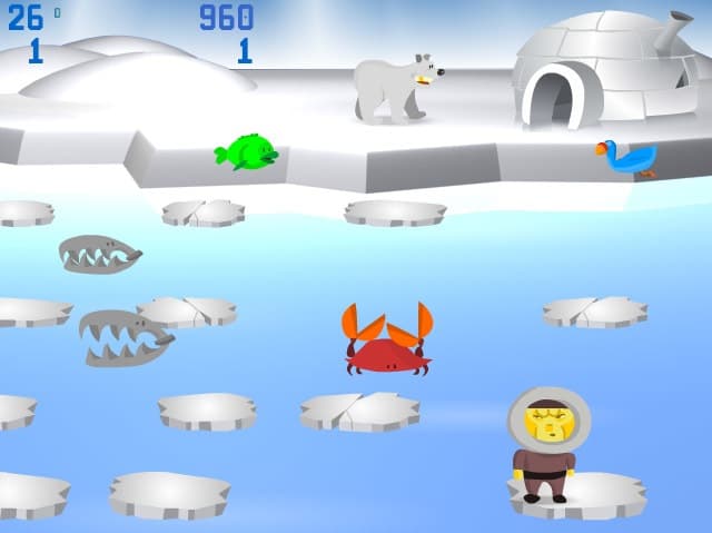 GLACIAL ADVENTURE - Ataris Frostbite remake screenshot 3