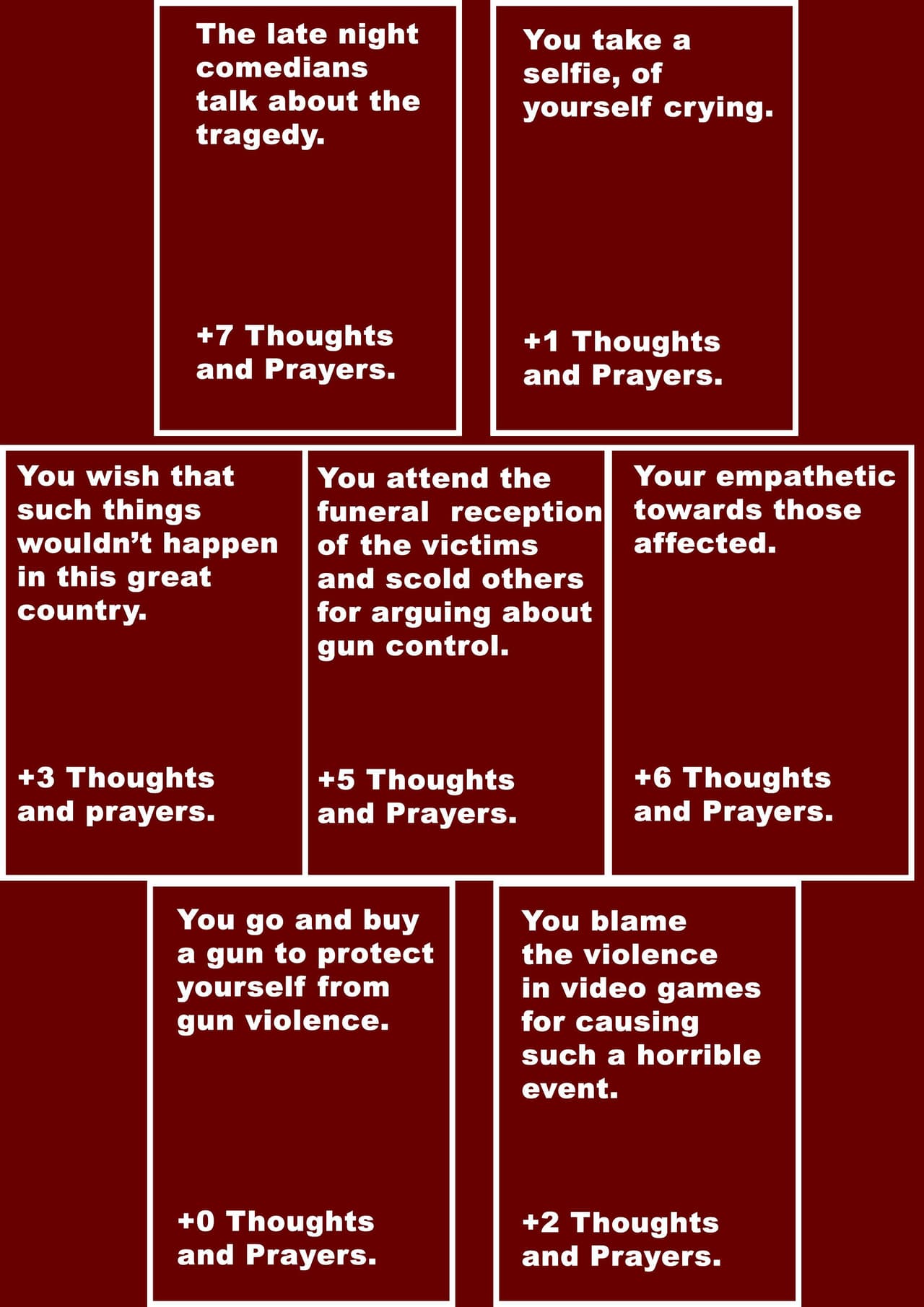 Thoughts & Prayers