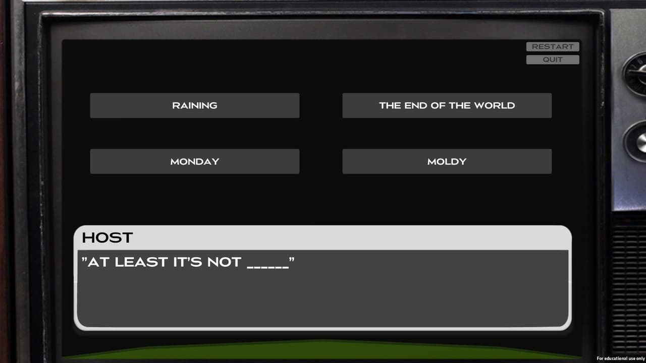 Theres Not Enough ___: The Game Show! screenshot 2