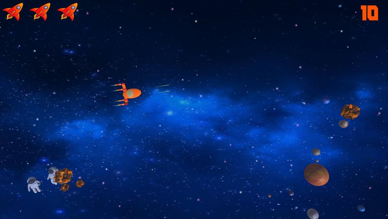 Asteroids 3D (Carla Rivero) screenshot 2