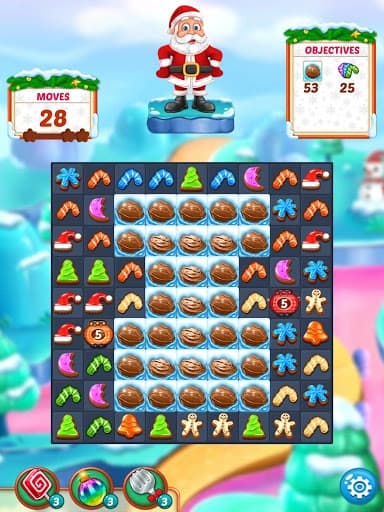Christmas Cookie - Santa Clauss Match 3 Adventure