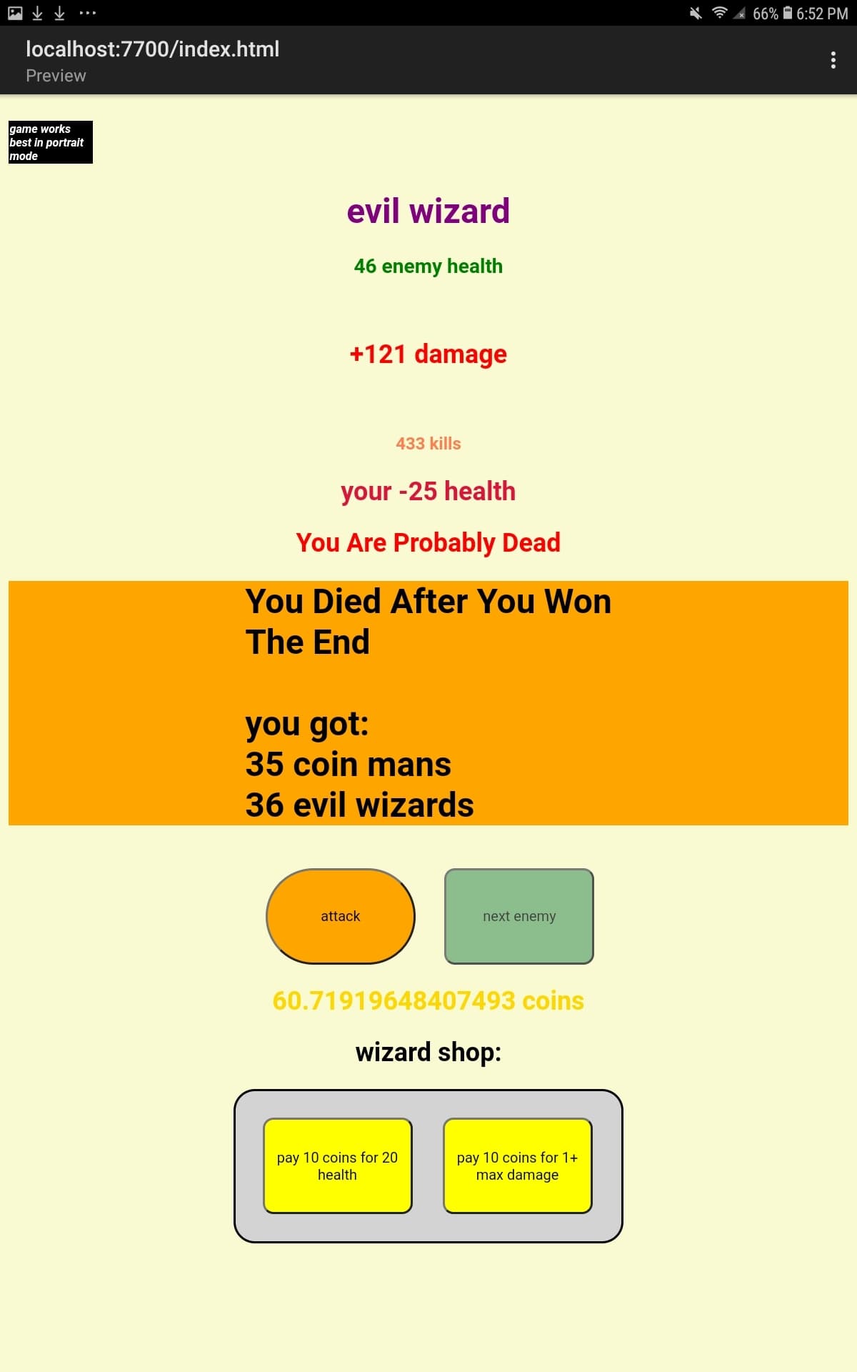 A Wizard vs The Forest screenshot 3