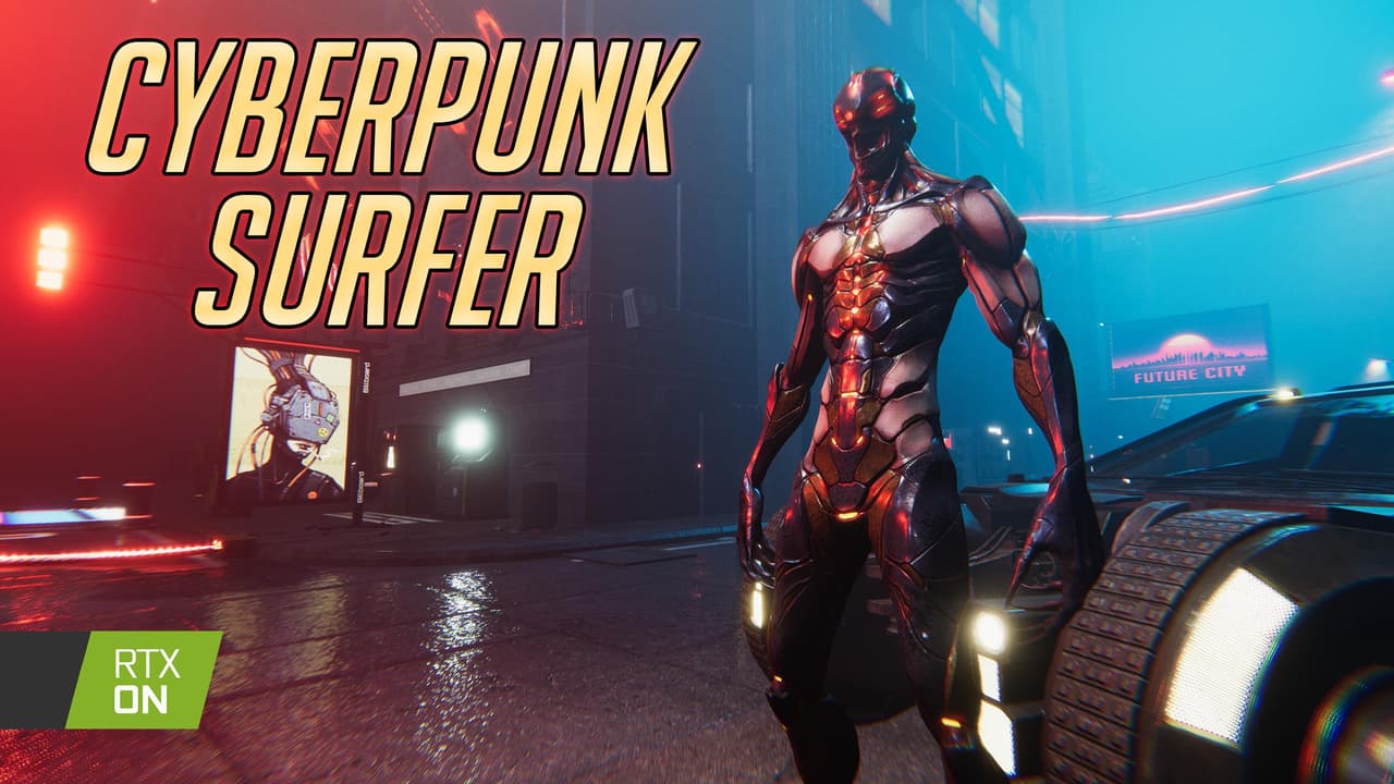 Cyberpunk Surfer screenshot 4