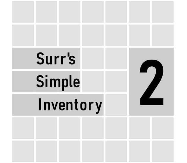 Surrs Simple Inventory 2: Showcase Project