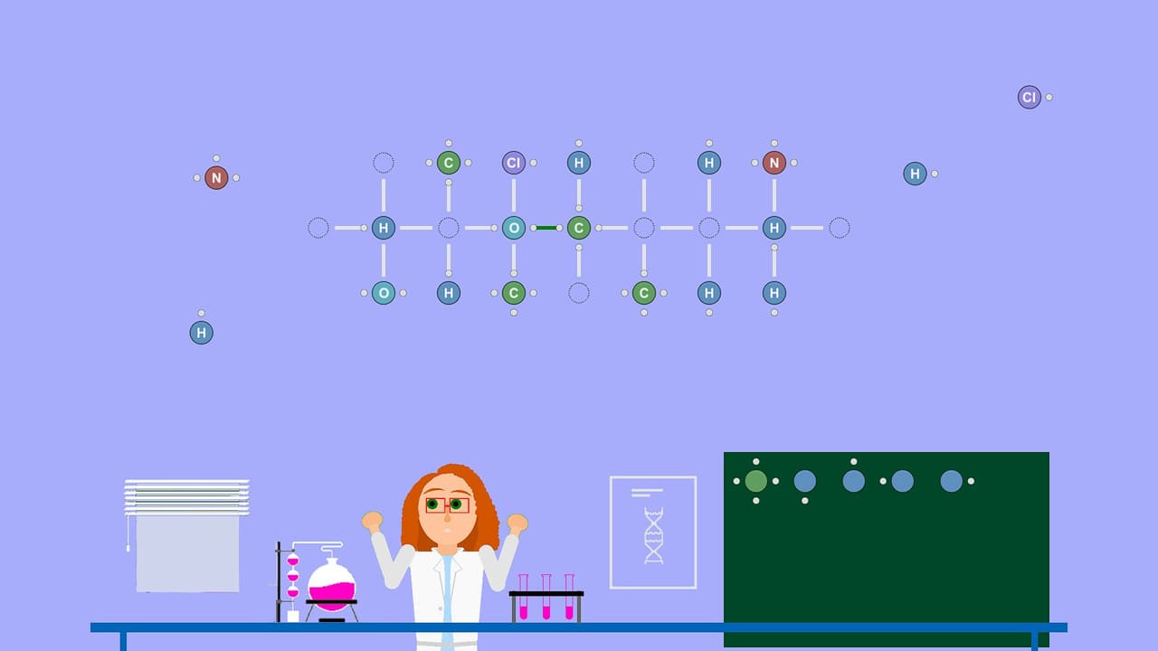 Vick Scientist: Chemistry Puzzle screenshot 2