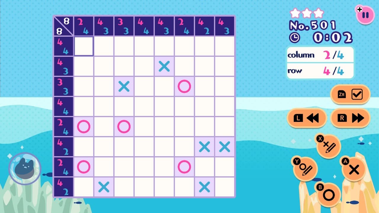 〇× LOGIC PUZZLE 1000 ! screenshot 6