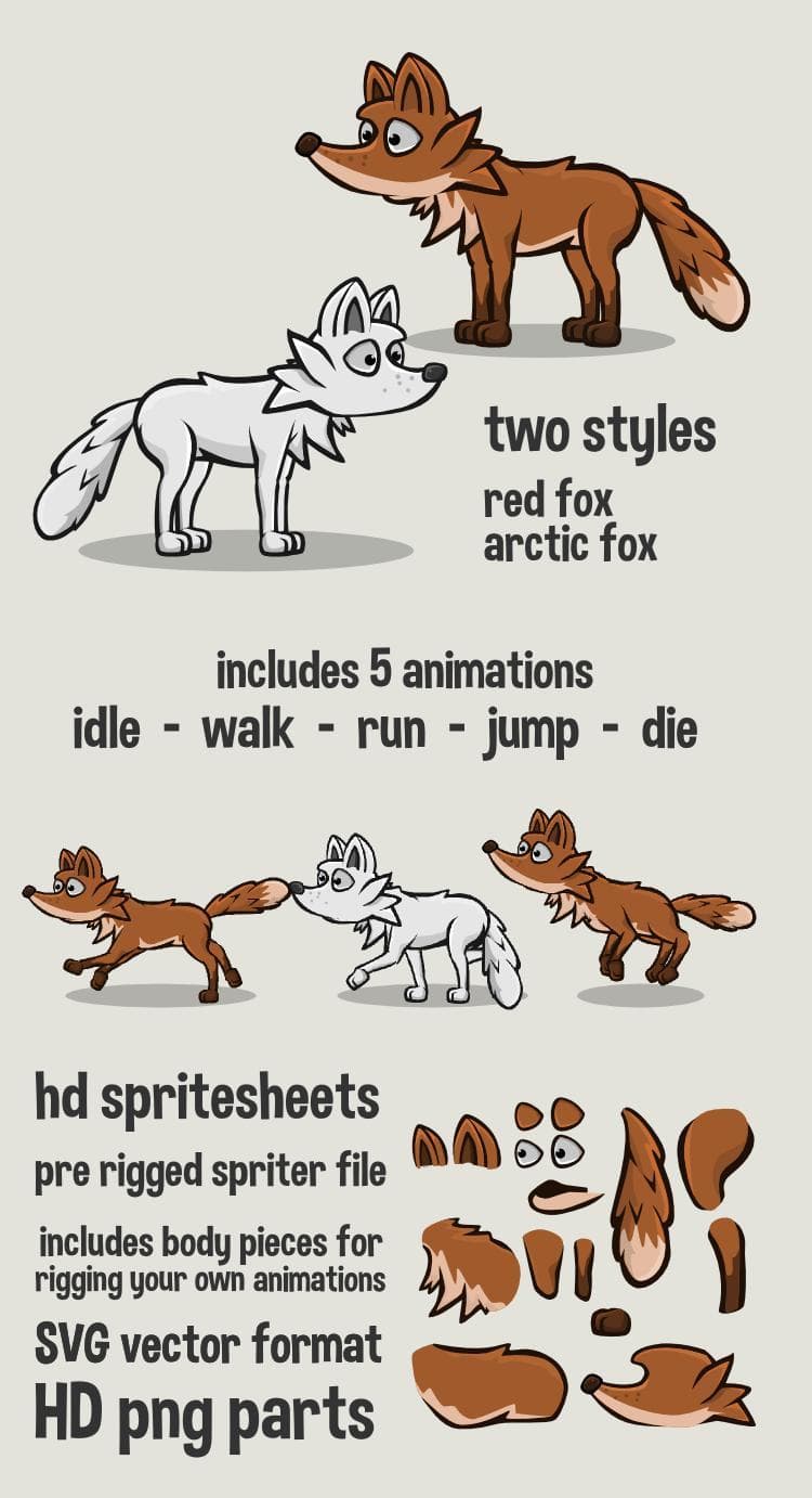 Animated fox