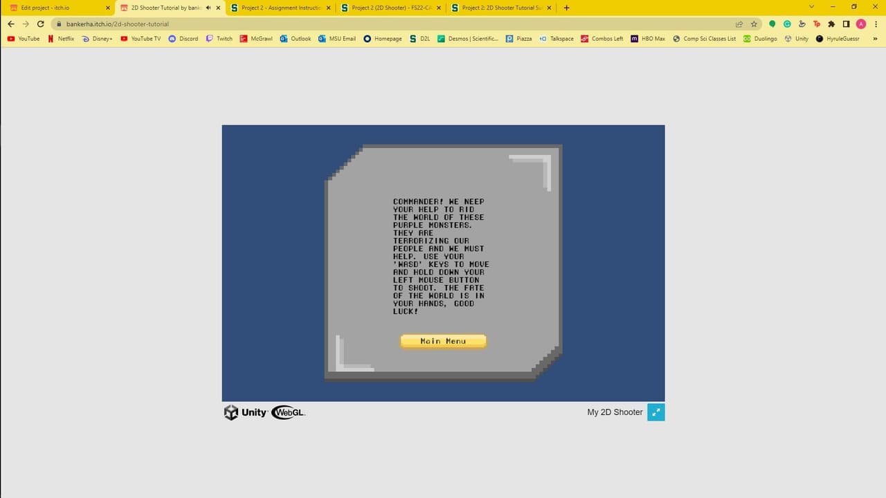 2D Shooter Tutorial (bankerha) screenshot 6