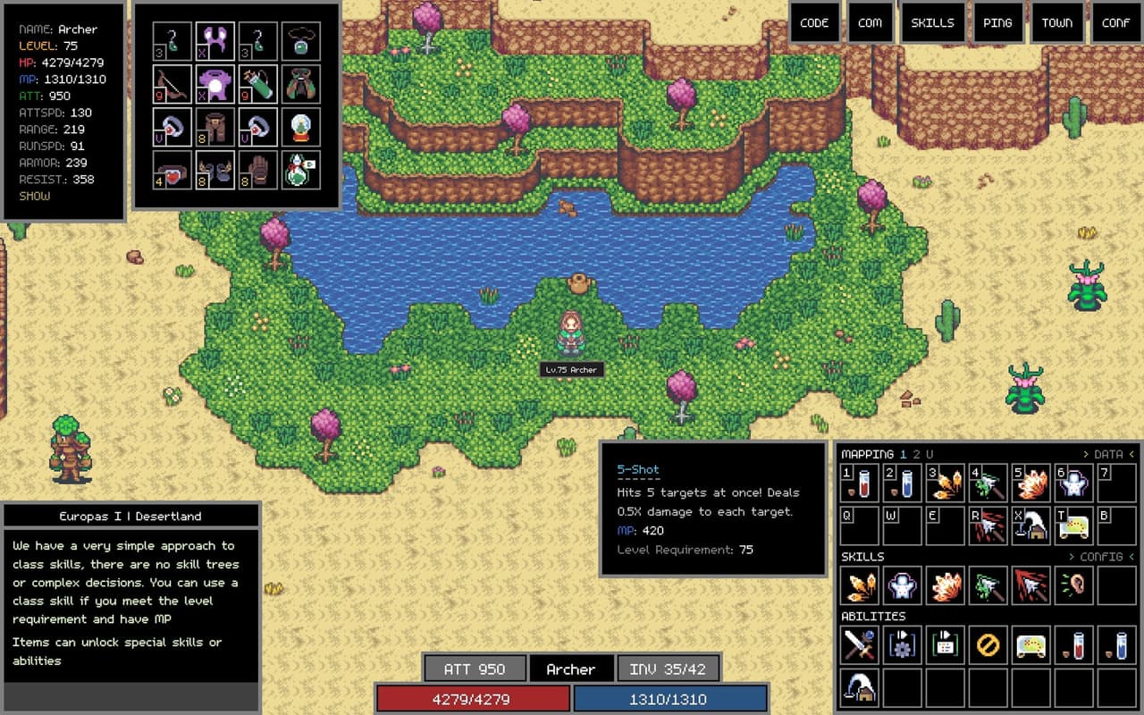 Adventure Land - The Code MMORPG screenshot 5