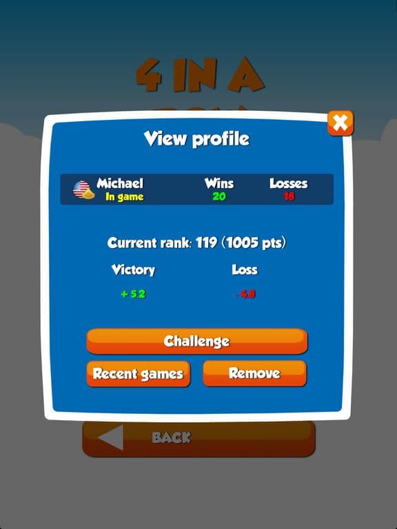 4 in a Row Multiplayer Pro screenshot 4