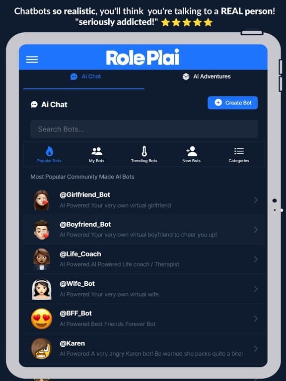 RolePlai - Ai Chat Bot screenshot 2