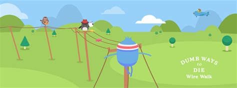 Dumb Ways to Die: Wire Walk screenshot 2