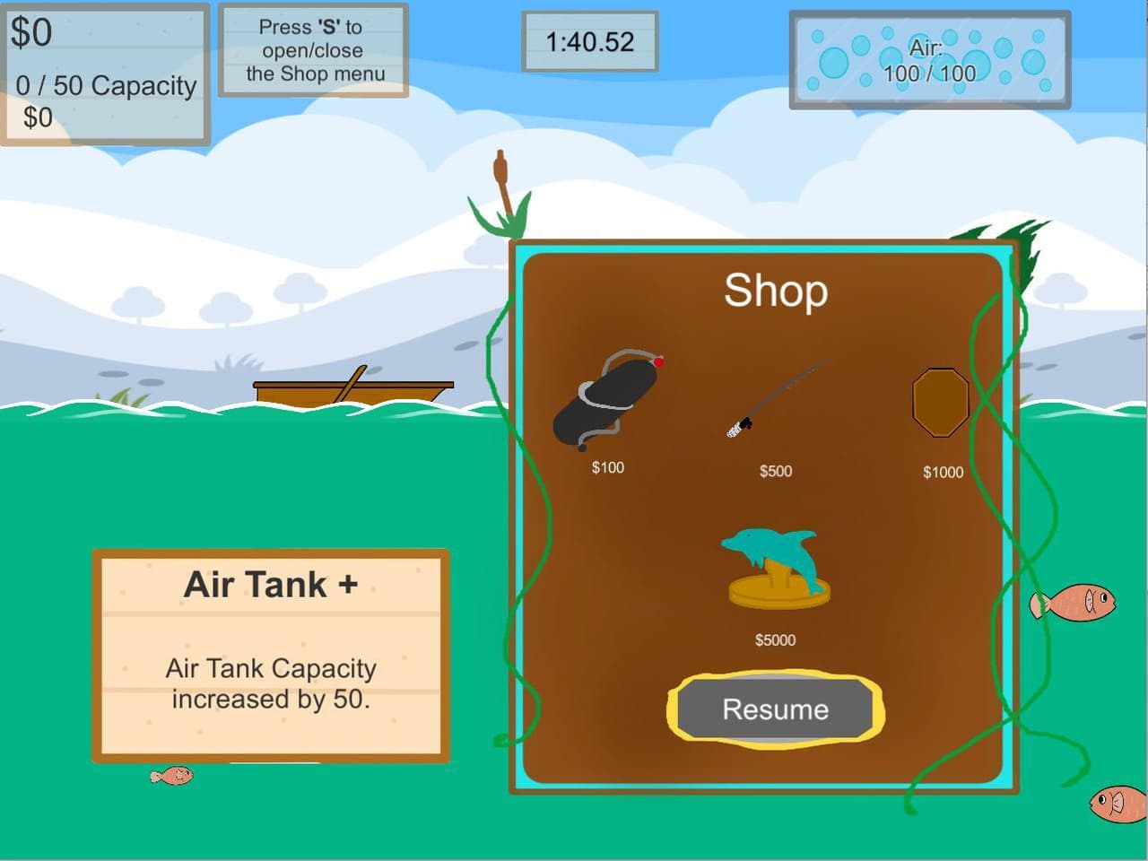 Fishing Game (itch) screenshot 3