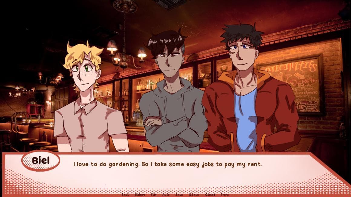 Bar Fight - [DEMO] Romantic Visual Novel screenshot 2