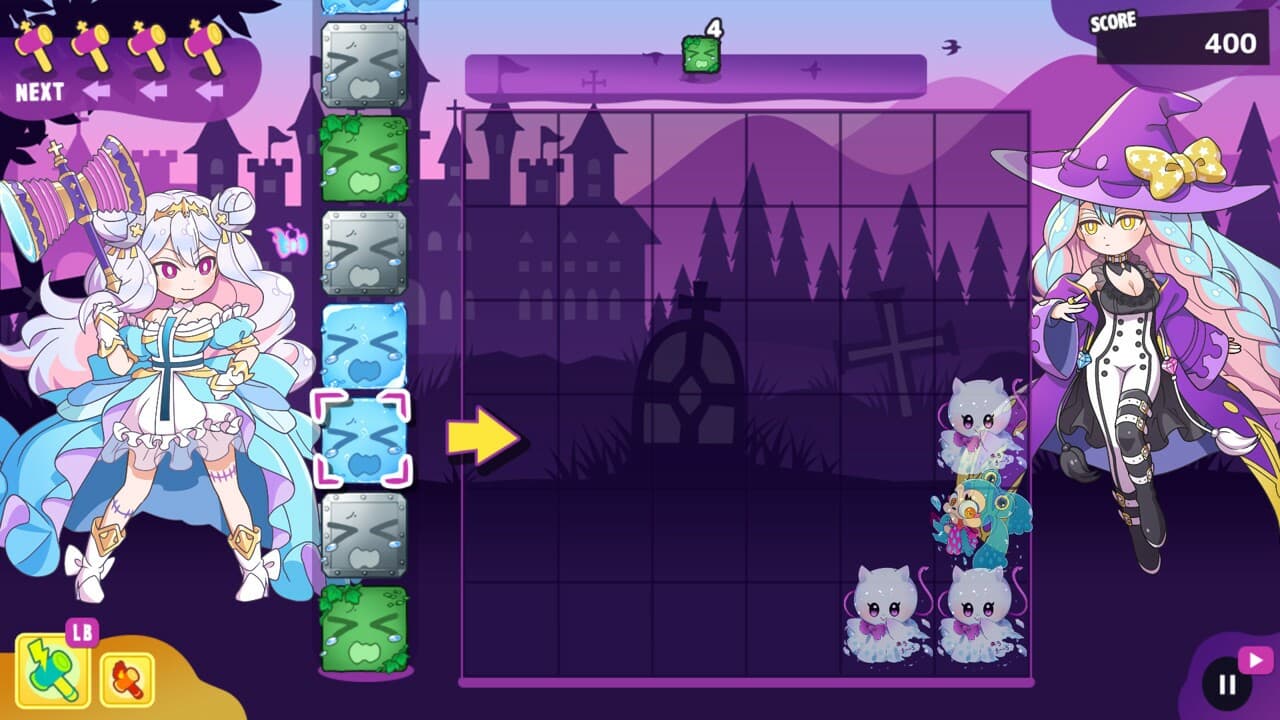 Refreshing Sideways Puzzle Ghost Hammer screenshot 4