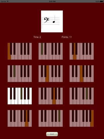 Sheet Music Trainer Piano Bass screenshot 6