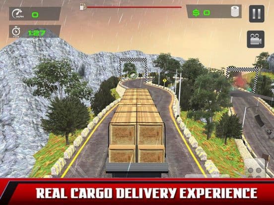 Hill Road Cargo Truck Challeng screenshot 2