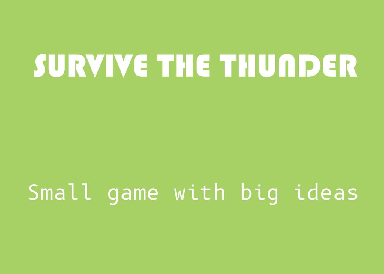 Survive The Thunder