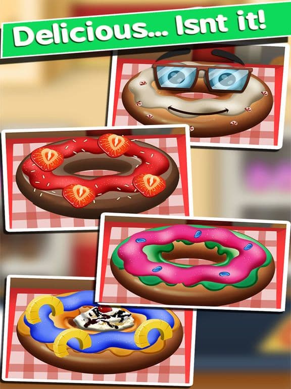Awesome Donut Ice Cream Cake Breakfast Shop Maker screenshot 3