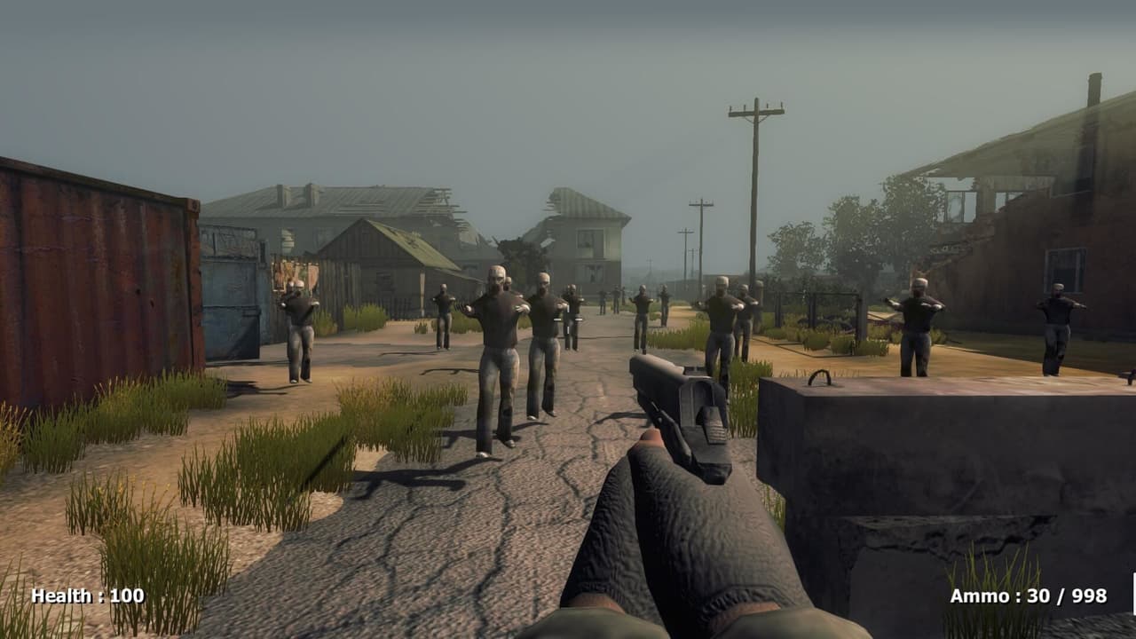 Zombie horde