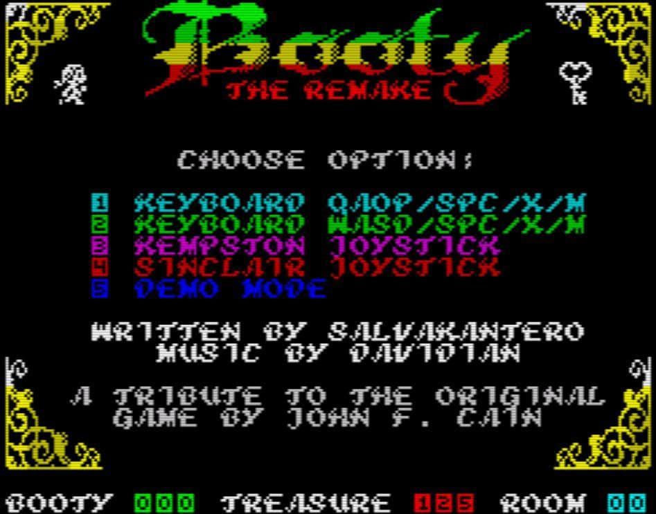 BOOTY (ZX SPECTRUM 128/+2/+3) screenshot 3