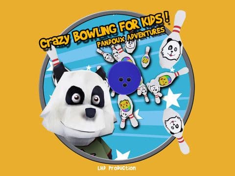 pandoux crazy bowling for kids - free game screenshot 2
