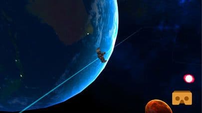 VR Roller Coaster Space ship tour for google cardboard screenshot 5