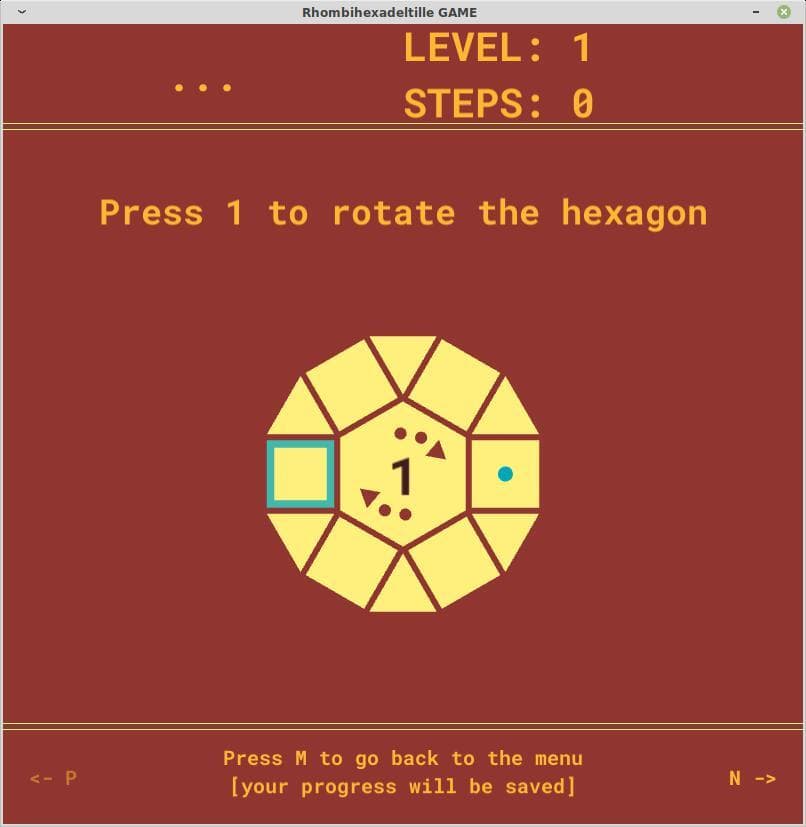 Rhombihexadeltille game screenshot 2