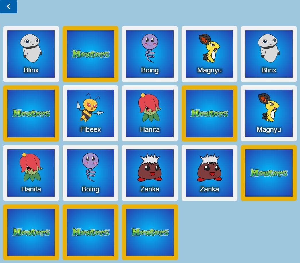 Mewters - Memory Game screenshot 3