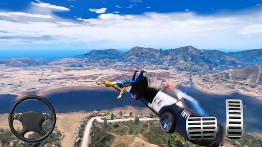 Superhero Car Stunts - Racing Car Games screenshot 5