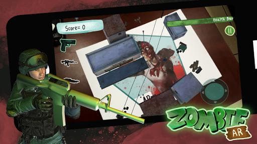Zombie Augmented Reality (AR) screenshot 5