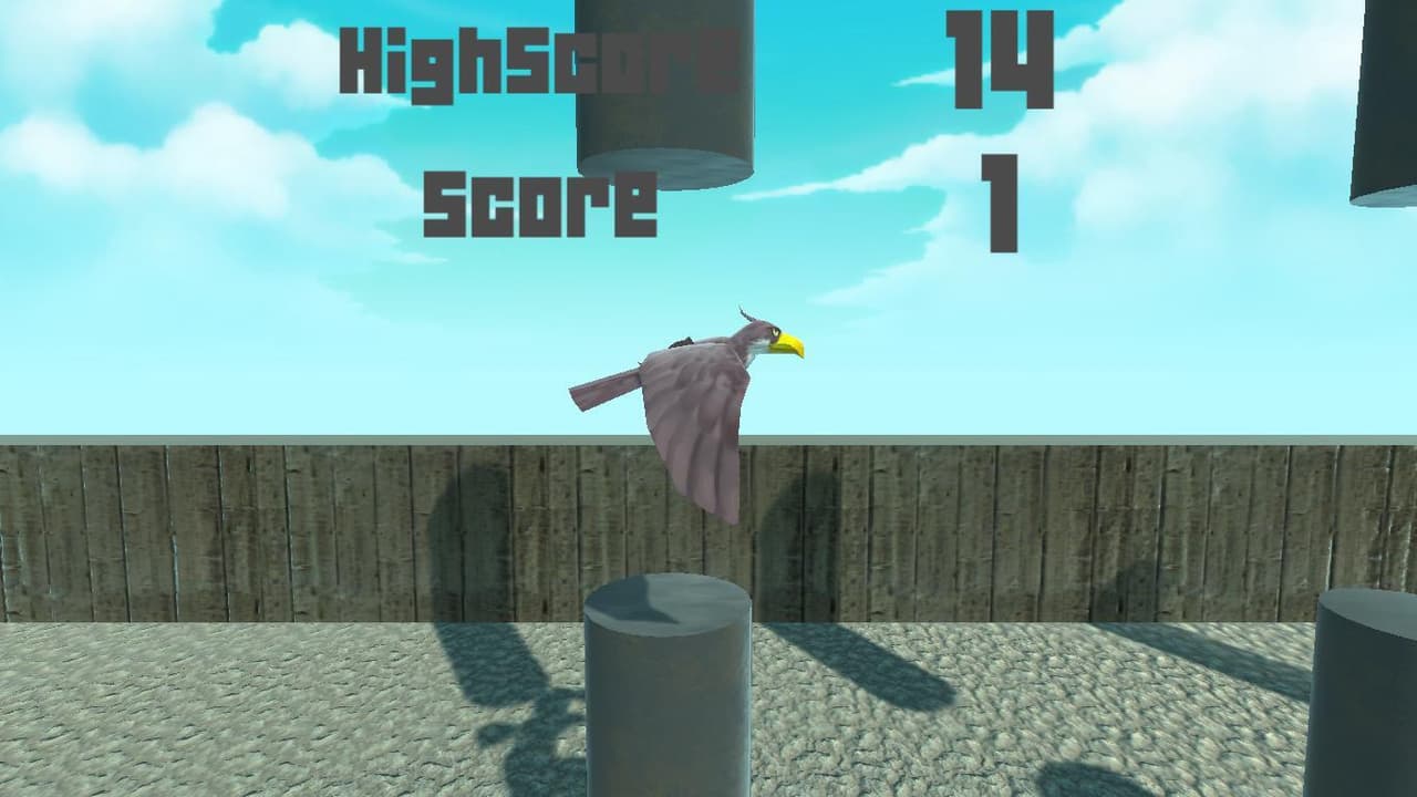 Flappy Bird 3D (SuperNinja313) screenshot 2