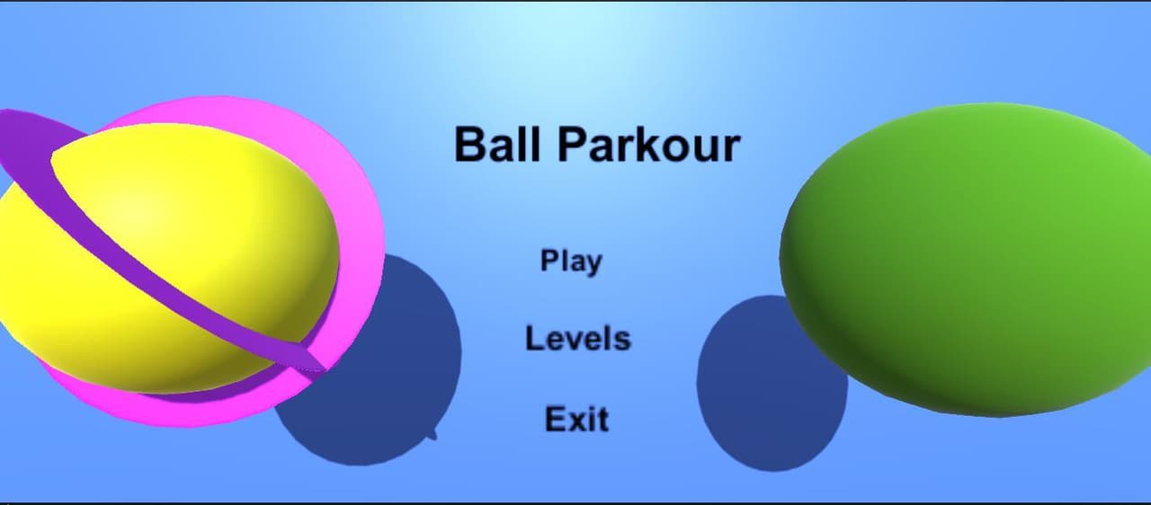 Ball Parkour web-gl