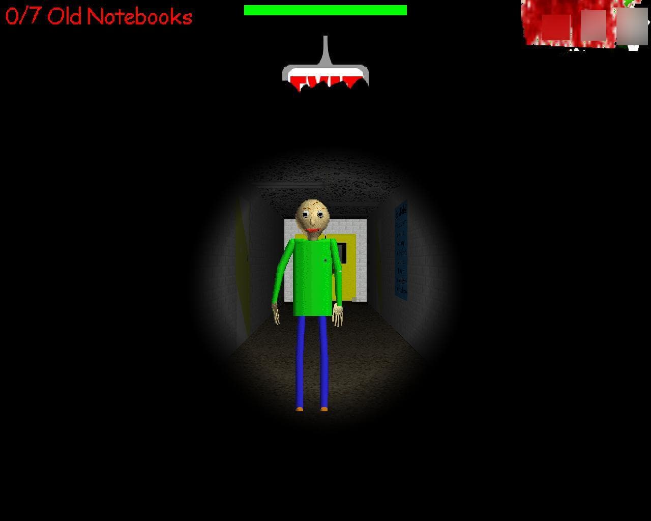 Baldis Basics The Old School Of Failure Warning screenshot 3
