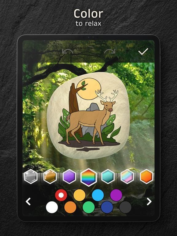 Rock Art - 3D Adult Coloring screenshot 3