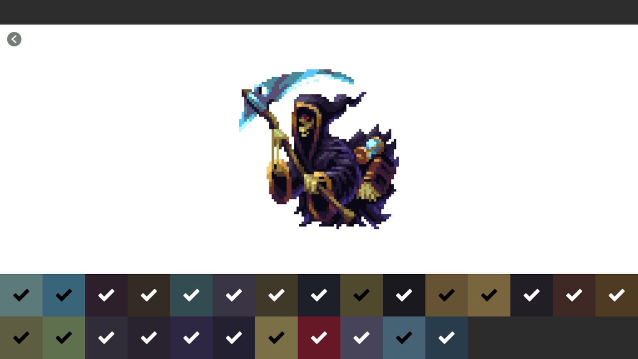 Pixel Art Monster - Color by Number (itch) screenshot 2