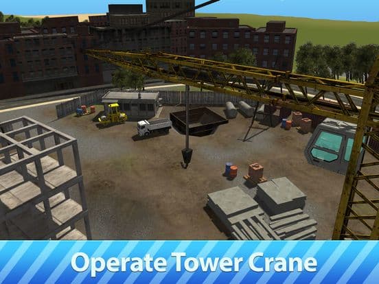 City Tower Crane 3D Simulator - Real city construction screenshot 3