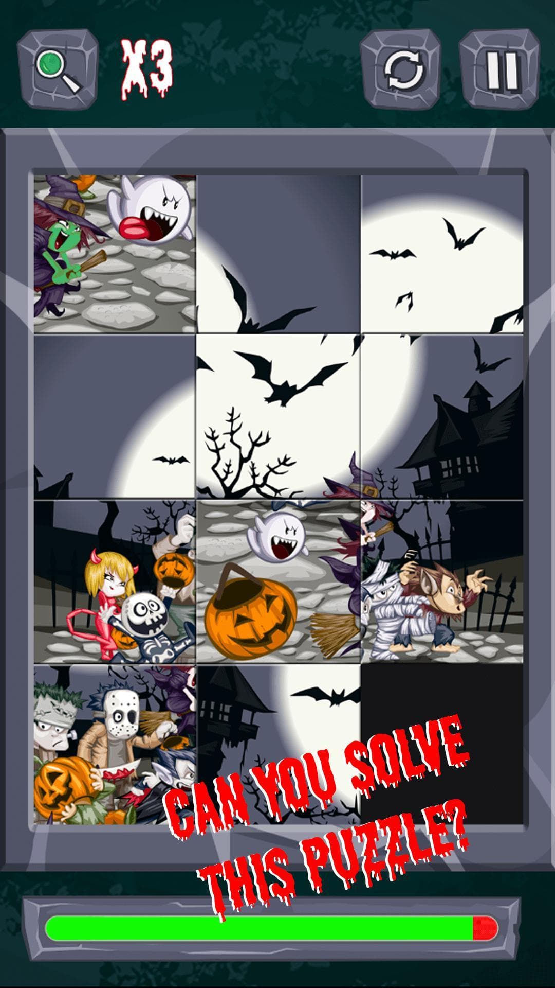 Sliding Puzzle Block Terror screenshot 5