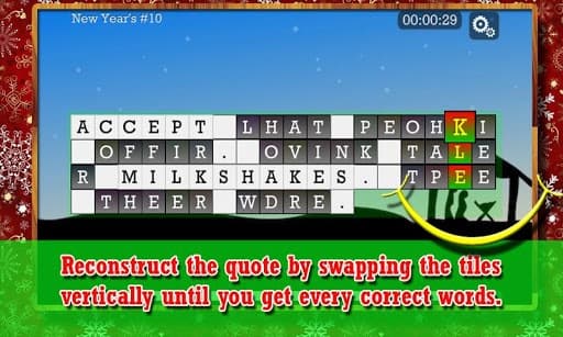 WORD PUZZLE for the HOLIDAY screenshot 3