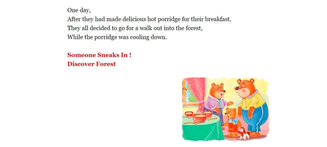 Goldilocks And The Three Bears (Urooj.Mubashir) screenshot 4