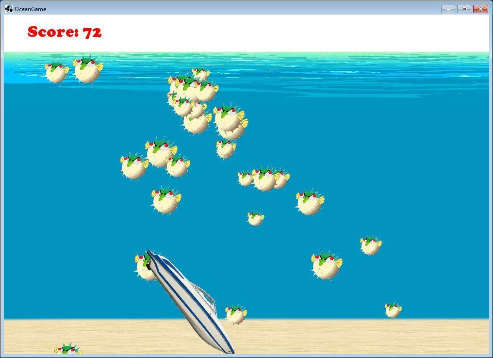 Pufferfish Attack! screenshot 2