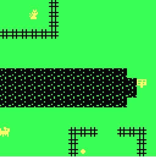 Bitsy ZX Spectrum Game: Fido! Wheres your bone? screenshot 2
