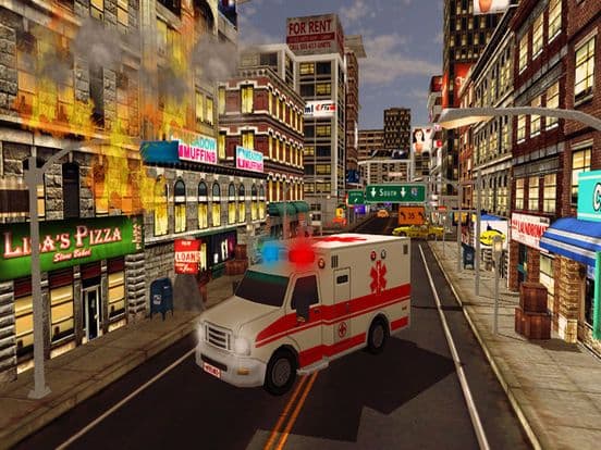 Ambulance Simulator 2017 - 911 rescue driving 3D screenshot 2