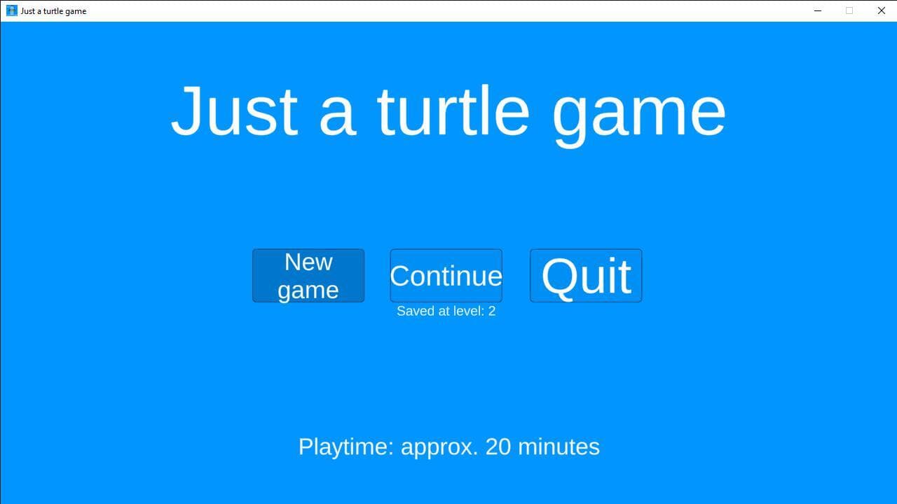Just a turtle game screenshot 2