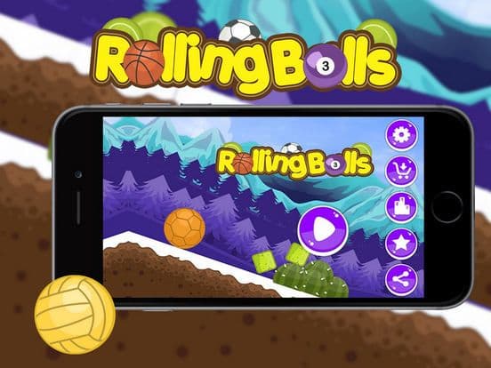 Christmas Rolling Balls screenshot 2