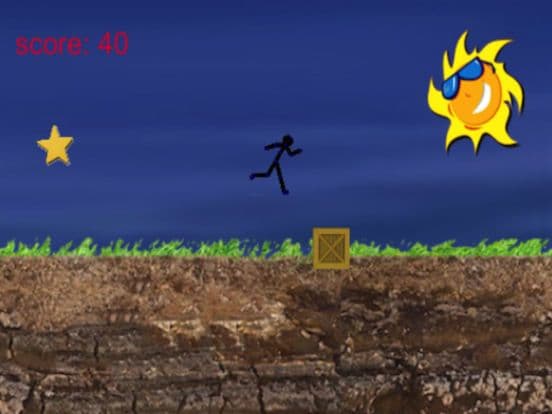 Cartoon Stickman: Jump And Run On Road screenshot 3