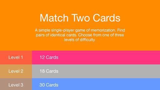 Match Two Cards - Brain Test screenshot 3