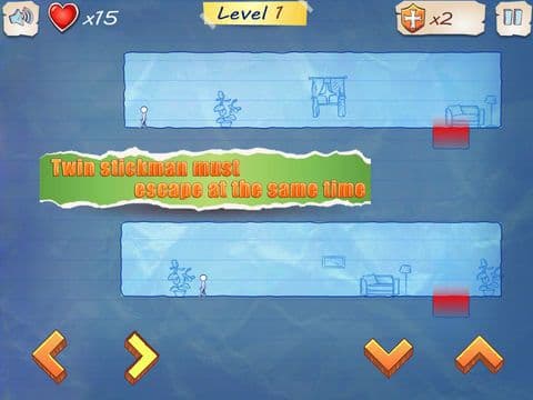 Twin Stickman Escape screenshot 3