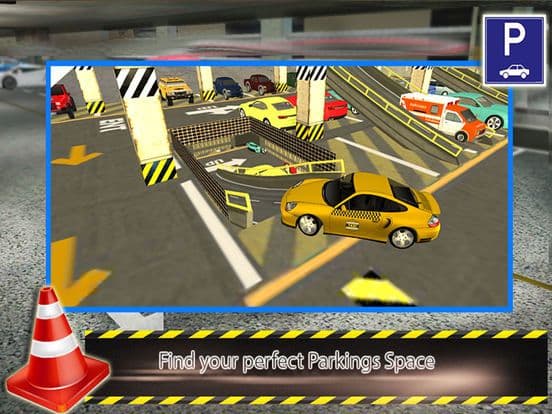 City Mall Taxi Parking 3d: free simulation game screenshot 3